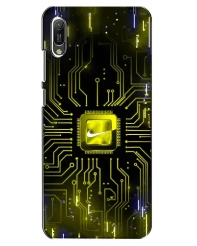 Чехол для Huawei Y6 2019 с картинкой «Nike — золотая искра» Чехол для Huawei Y6 2019 с картинкой «Nike — золотая искра»