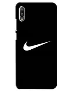 Чехол для Huawei Y6 2019 с картинкой «Минималистический Найк»