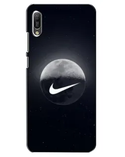 Чехол для Huawei Y6 2019 с картинкой «Nike в стиле граффити»