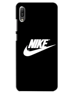 Чехол для Huawei Y6 2019 с картинкой «Мазки краски Nike»