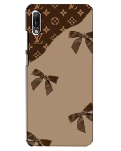 Чехол для Huawei Y6 2019 с картинкой «LV — кофейный атлас» Чехол для Huawei Y6 2019 с картинкой «LV — кофейный атлас»