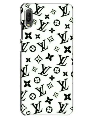 Чехол для Huawei Y6 2019 с картинкой «Монохромный хаос LV» Чехол для Huawei Y6 2019 с картинкой «Монохромный хаос LV»