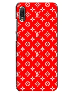 Чехол для Huawei Y6 2019 с картинкой «Яркий паттерн LV»