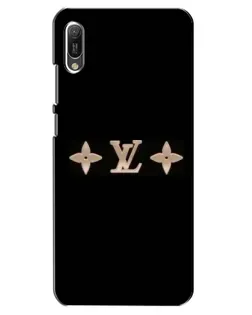Чехол для Huawei Y6 2019 с картинкой «Louis Vuitton — минимализм»