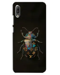 Чехол для Huawei Y6 2019 с картинкой «LV — мраморный принт»