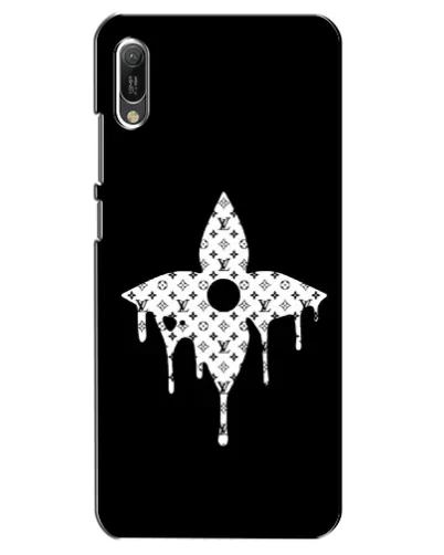 Чехол для Huawei Y6 2019 с картинкой «Цветочная монограмма» Чехол для Huawei Y6 2019 с картинкой «Цветочная монограмма»
