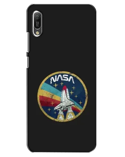 Чехол для Huawei Y6 2019 с картинкой «NASA — эмблема миссии»