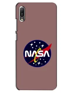 Чехол для Huawei Y6 2019 с картинкой «NASA — ретро космос»