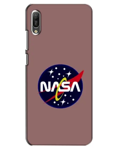 Чехол для Huawei Y6 2019 с картинкой «NASA — ретро космос»