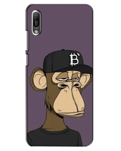 Чехол для Huawei Y6 2019 с картинкой «Bored Ape в кепке» Чехол для Huawei Y6 2019 с картинкой «Bored Ape в кепке»