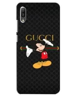 Чехол для Huawei Y6 2019 с картинкой «Микки Маус Gucci»