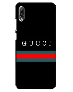 Чехол для Huawei Y6 2019 с картинкой «Gucci — красный пояс»