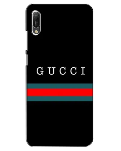 Чехол для Huawei Y6 2019 с картинкой «Gucci — красный пояс»