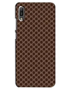 Чехол для Huawei Y6 2019 с картинкой «Gucci — шоколадная сетка»