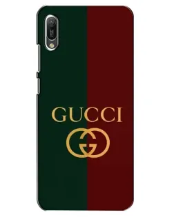 Чехол для Huawei Y6 2019 с картинкой «Gucci — темно-зеленый градиент»