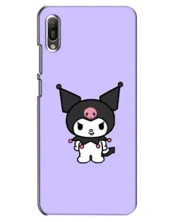 Чехол для Huawei Y6 2019 с картинкой «Kuromi — нежный фиолетовый»