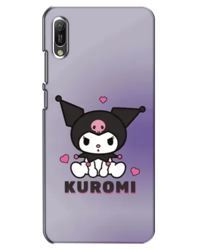 Чехол для Huawei Y6 2019 с картинкой «Kuromi — фиолетовый арт» Чехол для Huawei Y6 2019 с картинкой «Kuromi — фиолетовый арт»