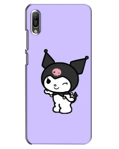 Чехол для Huawei Y6 2019 с картинкой «Классическая Kuromi» Чехол для Huawei Y6 2019 с картинкой «Классическая Kuromi»