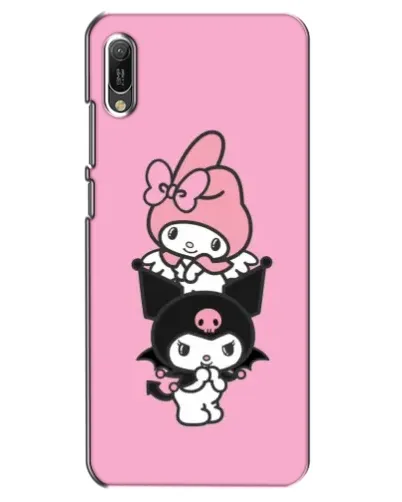 Чехол для Huawei Y6 2019 с картинкой «My Melody и Kuromi» Чехол для Huawei Y6 2019 с картинкой «My Melody и Kuromi»