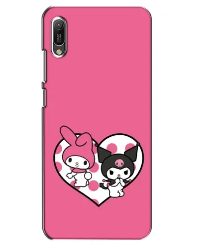Чехол для Huawei Y6 2019 с картинкой «Kuromi и My Melody» Чехол для Huawei Y6 2019 с картинкой «Kuromi и My Melody»