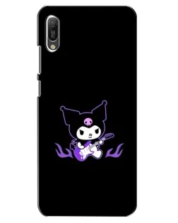 Чехол для Huawei Y6 2019 с картинкой «Электрическая Kuromi»