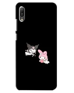 Чехол для Huawei Y6 2019 с картинкой «My Melody и Kuromi»