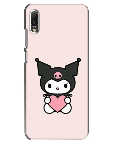 Чехол для Huawei Y6 2019 с картинкой «Kuromi и сердце» Чехол для Huawei Y6 2019 с картинкой «Kuromi и сердце»