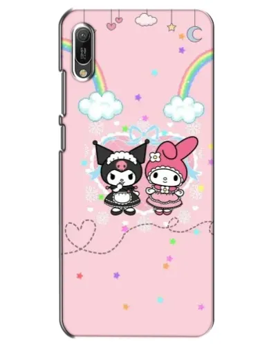 Чехол для Huawei Y6 2019 с картинкой «My Melody и Kuromi» Чехол для Huawei Y6 2019 с картинкой «My Melody и Kuromi»