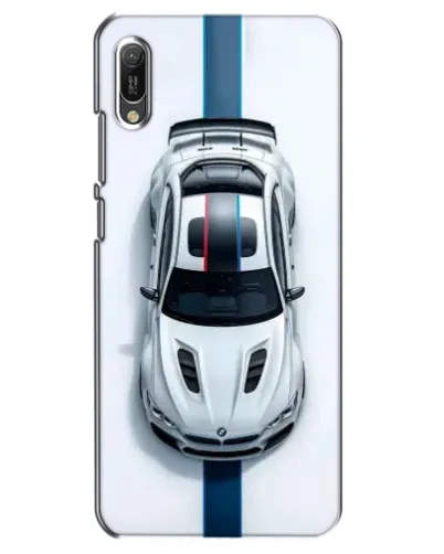 Чехол для Huawei Y6 2019 с картинкой «Вид сверху — BMW M»