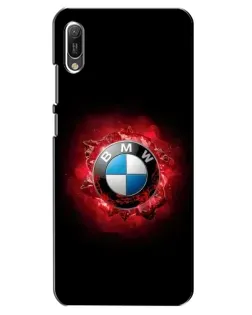 Чехол для Huawei Y6 2019 с картинкой «Логотип BMW — вспышка»