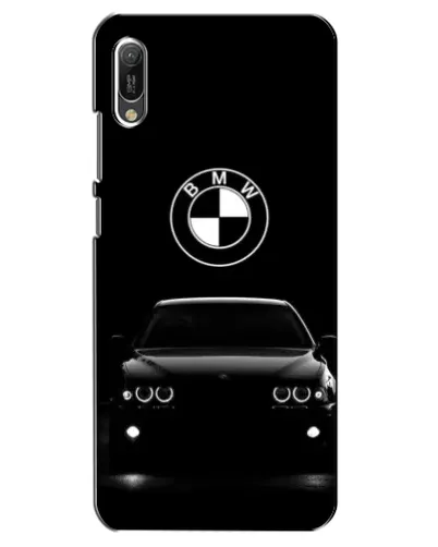 Чехол для Huawei Y6 2019 с картинкой «BMW — взгляд из темноты»