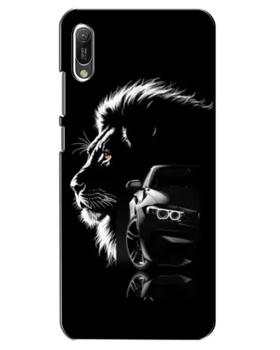 Чехол для Huawei Y6 2019 с картинкой «BMW и лев»