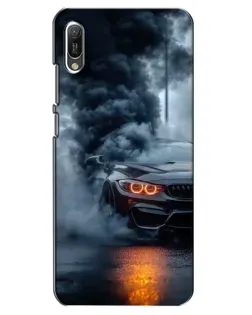 Чехол для Huawei Y6 2019 с картинкой «BMW M-Power — абстракция»
