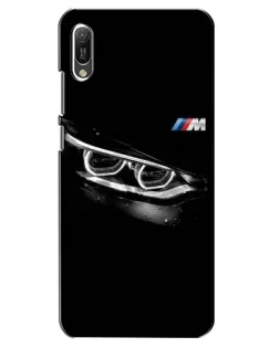Чехол для Huawei Y6 2019 с картинкой «BMW — взгляд тигра»