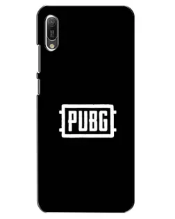 Чехол для Huawei Y6 2019 с картинкой «Лого BMW — металлический блеск»