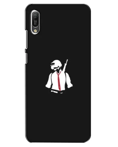 Чехол для Huawei Y6 2019 с картинкой «PUBG — силуэт воина» Чехол для Huawei Y6 2019 с картинкой «PUBG — силуэт воина»