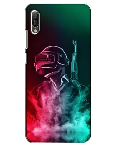 Чехол для Huawei Y6 2019 с картинкой «PUBG — огненный воин» Чехол для Huawei Y6 2019 с картинкой «PUBG — огненный воин»