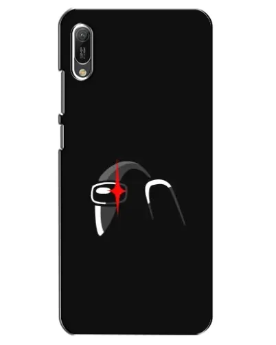 Чехол для Huawei Y6 2019 с картинкой «Among Us шлем» Чехол для Huawei Y6 2019 с картинкой «Among Us шлем»