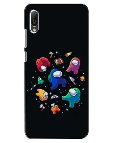 Чехол для Huawei Y6 2019 с картинкой «Among Us космос» Чехол для Huawei Y6 2019 с картинкой «Among Us космос»