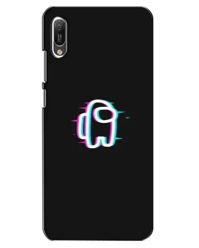 Чехол для Huawei Y6 2019 с картинкой «Among Us неон» Чехол для Huawei Y6 2019 с картинкой «Among Us неон»