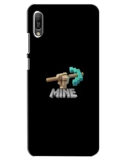 Чехол для Huawei Y6 2019 с картинкой «Алмазная кирка»