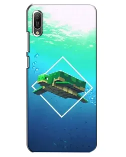 Чехол для Huawei Y6 2019 с картинкой «Черепаха Minecraft» Чехол для Huawei Y6 2019 с картинкой «Черепаха Minecraft»