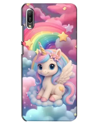 Чехол для Huawei Y6 2019 с картинкой «Маленький единорог»