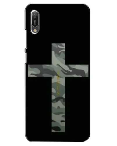 Чехол для Huawei Y6 2019 с картинкой «Милитари Крест»