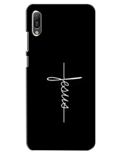 Чехол для Huawei Y6 2019 с картинкой «Тонкая линия веры»