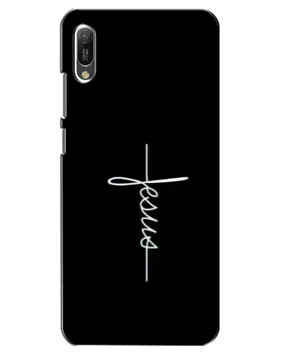 Чехол для Huawei Y6 2019 с картинкой «Тонкая линия веры»