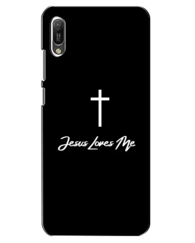 Чехол для Huawei Y6 2019 с картинкой «Иисус любит тебя»