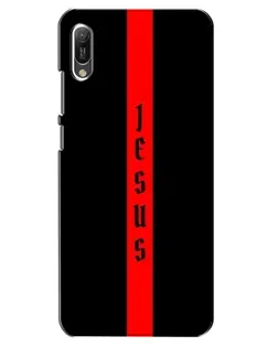 Чехол для Huawei Y6 2019 с картинкой «Красная линия веры»