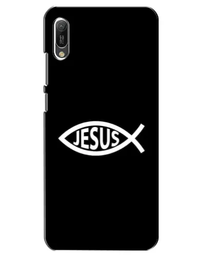 Чехол для Huawei Y6 2019 с картинкой «Классический Jesus»