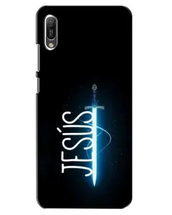 Чехол для Huawei Y6 2019 с картинкой «Меч Духа Jesus»